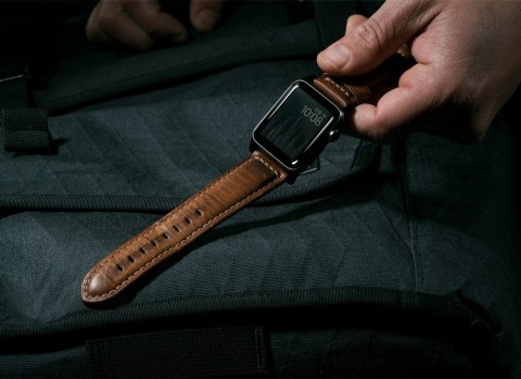 Nomad NM1A4RBT00 inteligentne akcesorium osobiste Band Brązowy Skóra