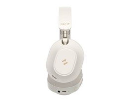 Słuchawki bezprzew. bluetooth Havit H668BT beżowy