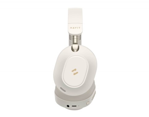 Słuchawki bezprzew. bluetooth Havit H668BT beżowy