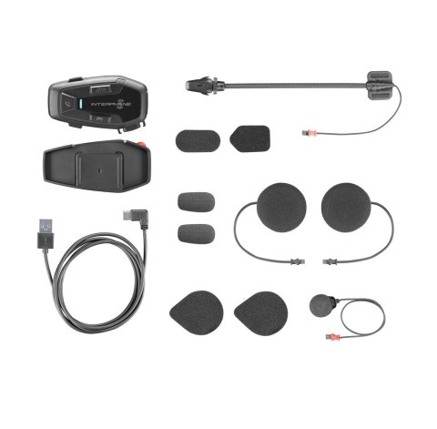 Interkom motocyklowy INTERPHONE U-COM 7R, komplet na 1 kask