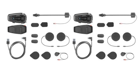 Interkom motocyklowy INTERPHONE U-COM 8R, komplet na 2 kaski