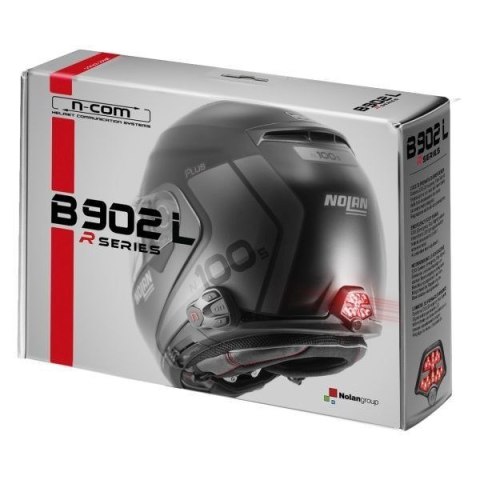 Interkom motocyklowy NOLAN N-COM B902L R do kasków NOLAN, komplet na 1 kask