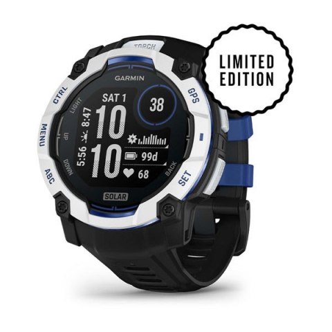 Smartwatch Garmin Instinct 3 Solar 010-02935-03 50mm czarno-biały