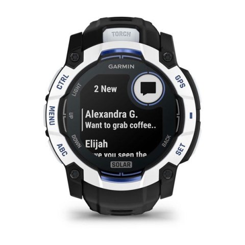Smartwatch Garmin Instinct 3 Solar 010-02935-03 50mm czarno-biały