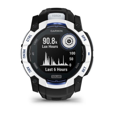 Smartwatch Garmin Instinct 3 Solar 010-02935-03 50mm czarno-biały