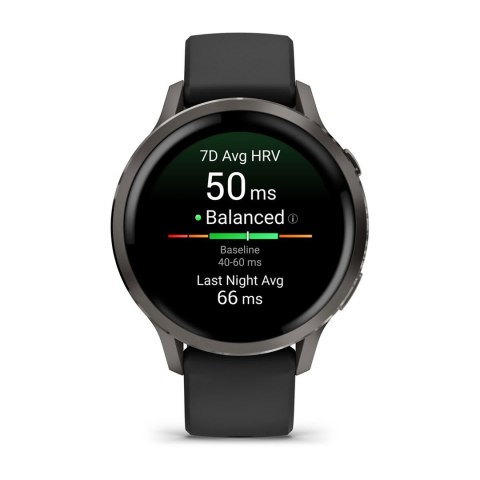 Zegarek sportowy Garmin Venu 4 AMOLED 41mm Czarny