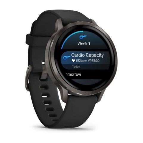 Zegarek sportowy Garmin Venu 4 AMOLED 41mm Czarny