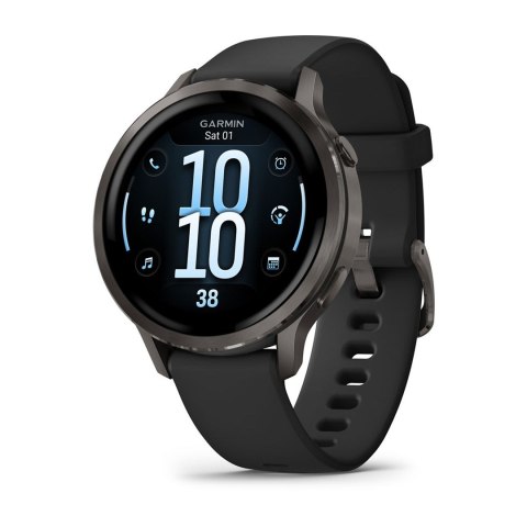 Zegarek sportowy Garmin Venu 4 AMOLED 41mm Czarny