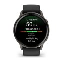 Zegarek sportowy Garmin Venu 4 AMOLED 45mm Czarny