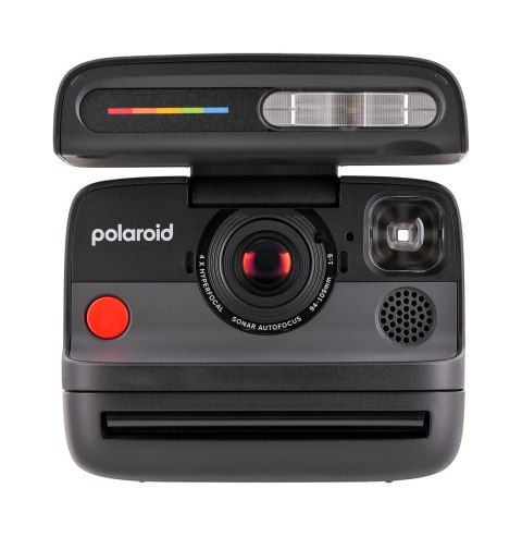 Aparat natychmiastowy z kolorowymi wkładami (8 zdjęć) Polaroid Flip, czarny