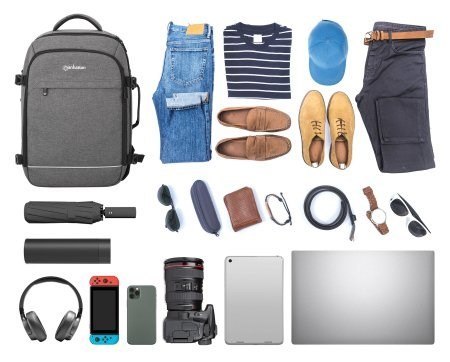 Plecak na laptop 17,3" Manhattan 440370 43,9cm Szary