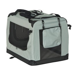 Transporter, składana torba transportowa, rozmiar XXL 90x61x65 cm , szara, REBEL ANIMALS