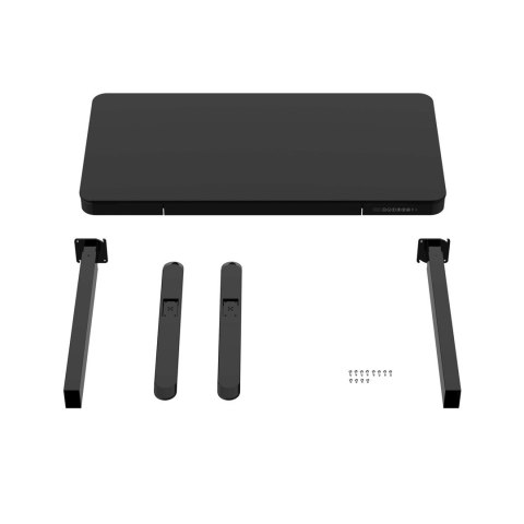 Activejet Biurko z elektryczną regulacją wysokości ET119W-C czarne. Wymiar blatu 140 x 70 cm.