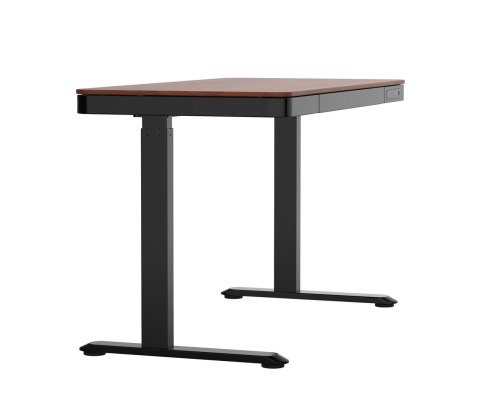 Activejet Biurko z elektryczną regulacją wysokości ET119W-C czarny/orzech. Wymiar blatu 140 x 70 cm.