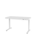 Activejet Biurko z elektryczną regulacją wysokości ET119W-C w kolorze białym. Wymiar blatu 140 x 70 cm.