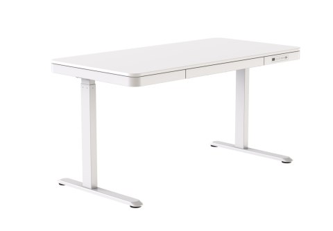 Activejet Biurko z elektryczną regulacją wysokości ET119W-C w kolorze białym. Wymiar blatu 140 x 70 cm.
