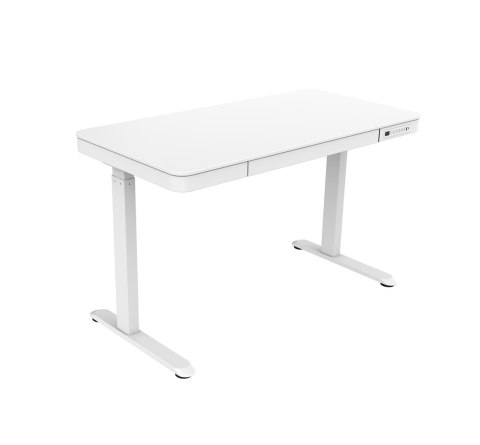 Activejet Biurko z elektryczną regulacją wysokości ET119W-C w kolorze białym. Wymiar blatu 140 x 70 cm.