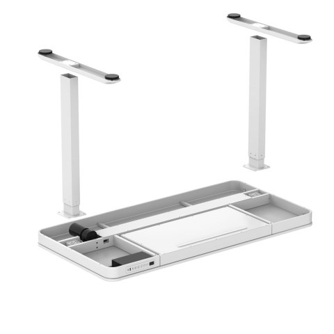 Activejet Biurko z elektryczną regulacją wysokości ET119W-C w kolorze białym. Wymiar blatu 140 x 70 cm.