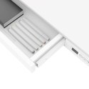 Activejet Biurko z elektryczną regulacją wysokości ET119W-C w kolorze białym. Wymiar blatu 140 x 70 cm.
