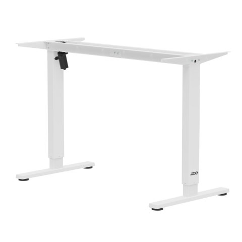 ERGO OFFICE BIURKO ELEKTRYCZNE REGULACJA MAX WYS. 1160MM, MAX - 80 KG, BEZ BLATU DO PRACY STOJĄCO SIEDZĄCEJ, BIAŁE ER-400 W