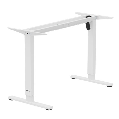 ERGO OFFICE BIURKO ELEKTRYCZNE REGULACJA MAX WYS. 1160MM, MAX - 80 KG, BEZ BLATU DO PRACY STOJĄCO SIEDZĄCEJ, BIAŁE ER-400 W