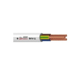 CABLE BVV-LL 3X2.5 WHITE 50M