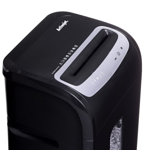 Niszczarka Activejet ASH-2502C, P-4, 28 l, ścinki 4x40 mm, 25 kartek, czarna