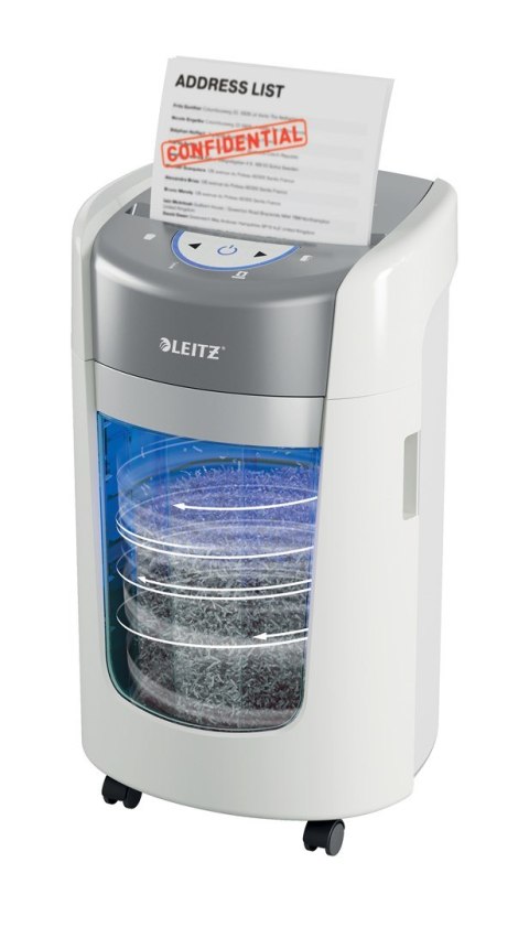 Niszczarka Leitz IQ OptiMax Home Office 225, 15l, P5, 6 kartek, Automatyczny Start/Stop, Funkcja cofania, Obrotowy pojemnik - 33