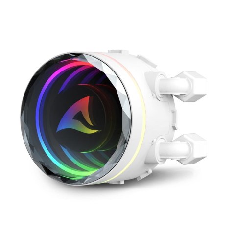 Sharkoon S90 Procesor Chłodnica cieczy all-in-one 12 cm Biały 1 szt.