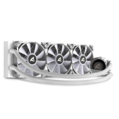 Sharkoon S90 Procesor Chłodnica cieczy all-in-one 12 cm Biały 1 szt.