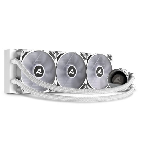 Sharkoon S90 Procesor Chłodnica cieczy all-in-one 12 cm Biały 1 szt.
