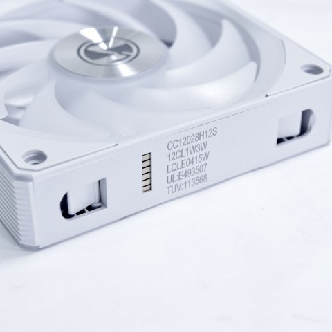 Bezprzewodowy wentylator Lian Li UNI FAN CL, 3-pak - 120mm, biały
