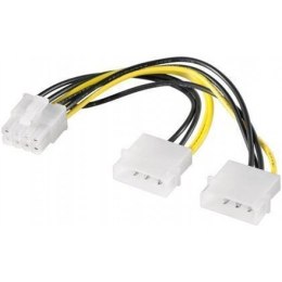 Goobay Goobay | Adapter zasilania | Męski | 8-pinowe zasilanie PCI Express | Męski | 4-pinowe zasilanie wewnętrzne