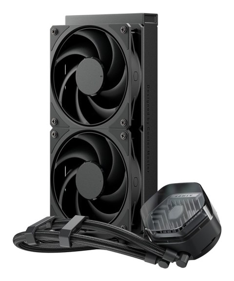 Cooler Master MasterLiquid ATMOS Stealth Series Procesor Zestaw do chłodzenia płynami 12 cm Czarny