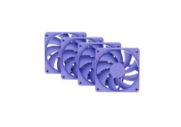 HYTE FAN- -FA12-TM-4 system chłodzenia komputerów Procesor Wentylator 12 cm Fioletowy 4 szt.