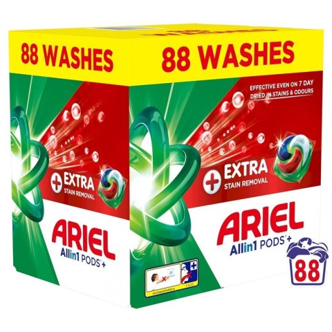Kapsułki do prania ARIEL EXTRA CLEAN LAUNDRY CAP 88PCS