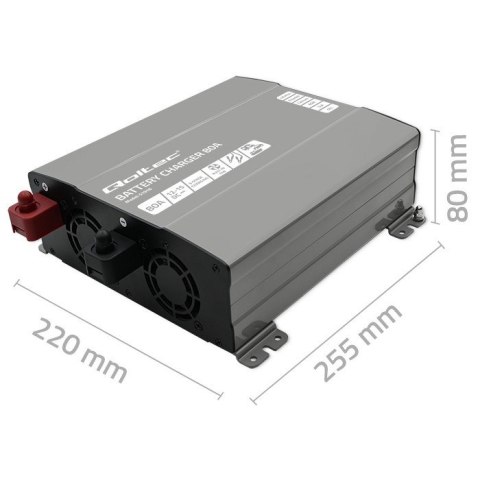 Inteligentna profesjonalna ładowarka Monolith do akumulatorów LiFePO4 AGM GEL SLA 80A 12V Szybkie ładowanie