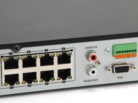Rejestrator sieciowy LevelOne 8-kanałowy/ 2xHDD/ 8MP/GEMINI