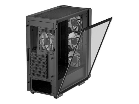 Deepcool Case CC560 V2 Black Mid-Tower Power supply included No