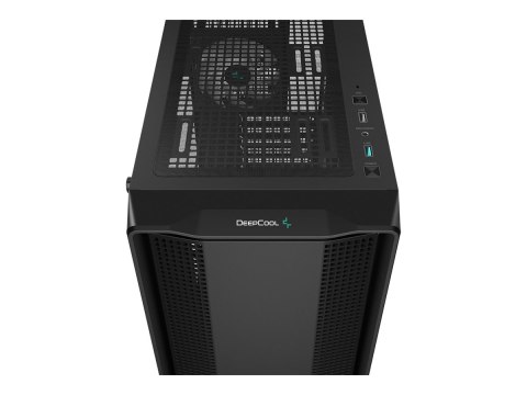 Deepcool Case CC560 V2 Black Mid-Tower Power supply included No