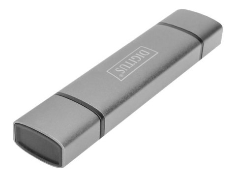 Digitus DIGITUS Podwójny czytnik kart Hub USB-C / USB 3.0, OTG | Digitus | Czytnik kart - USB 3.0/USB-C | DA-70886