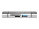 Digitus DIGITUS Podwójny czytnik kart Hub USB-C / USB 3.0, OTG | Digitus | Czytnik kart - USB 3.0/USB-C | DA-70886