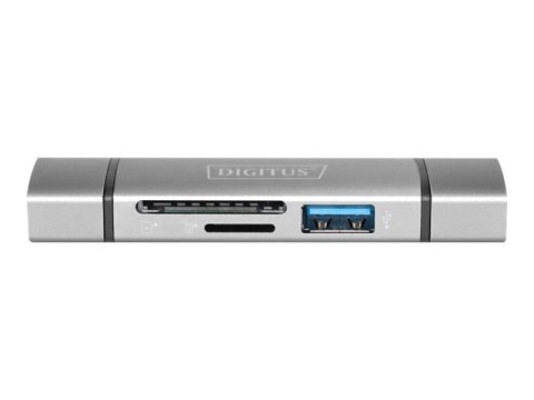 Digitus DIGITUS Podwójny czytnik kart Hub USB-C / USB 3.0, OTG | Digitus | Czytnik kart - USB 3.0/USB-C | DA-70886