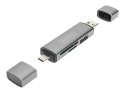 Digitus DIGITUS Podwójny czytnik kart Hub USB-C / USB 3.0, OTG | Digitus | Czytnik kart - USB 3.0/USB-C | DA-70886
