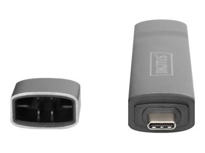 Digitus DIGITUS Podwójny czytnik kart Hub USB-C / USB 3.0, OTG | Digitus | Czytnik kart - USB 3.0/USB-C | DA-70886