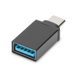 Digitus Męski | 24-pinowy USB-C | Żeński | 9-pinowy USB typu A | Czarny