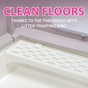 FERPLAST SAHARA TOILET GREY PINK kuweta dla kota