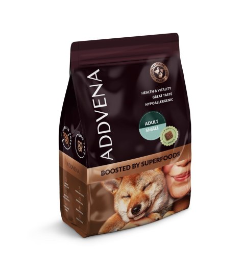 ADDVENA BOOSTED BY SUPERFOODS dla dorosłych psów małych ras 2,5kg