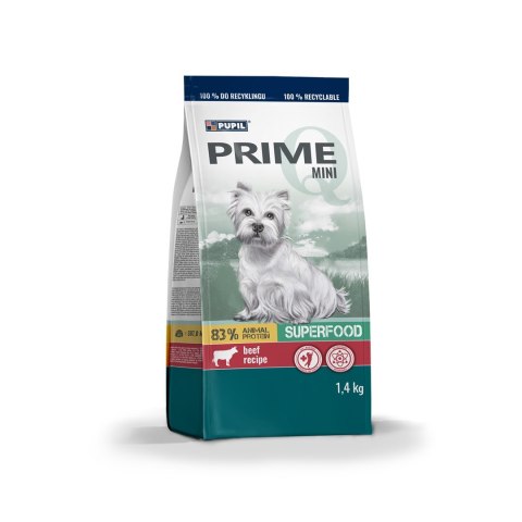 PUPIL Prime Mini bogata w wołowinę wątróbką 1,4 kg