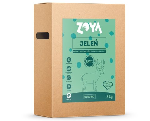 ZOYA COLDPRO Jeleń sucha karma dla psa 3kg